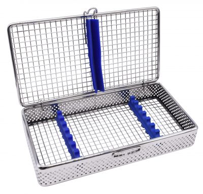 CAJA P/ESTERILIZAR C/SILICON REJA CH-MED