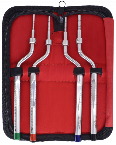 KIT CALIBRADOR IMPLANTES ANGULADO #1 5PZ