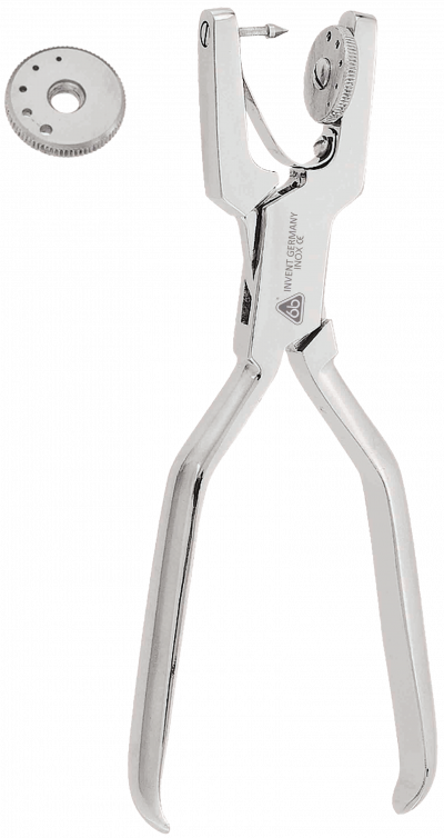 PERFORADORA DE DIQUE DE HULE 16.5CM