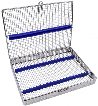 CAJA PARA ESTERILIZAR C/SILICON REJA GDE