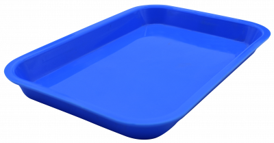 CHAROLA MINI AZUL NEON 240MM/160MM/22MM