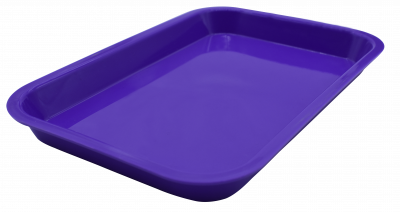 CHAROLA MINI MORADO 240MM/160MM/22MM