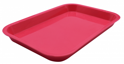 CHAROLA MINI ROSA NEON 240/MM160MM/22MM