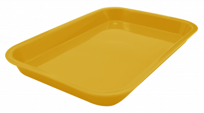 CHAROLA MINI AMARILLO 240MM/160MM/22MM