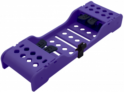 CASSETTE 4 INSTRUMENTOS MORADO NEON