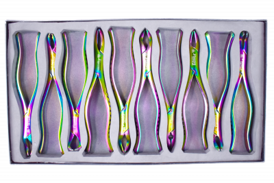 ESTUCHE DE FORCEPS 10 PZAS TORNASOL