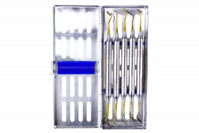 KIT DE ESPATULAS DORADO 5 PZS